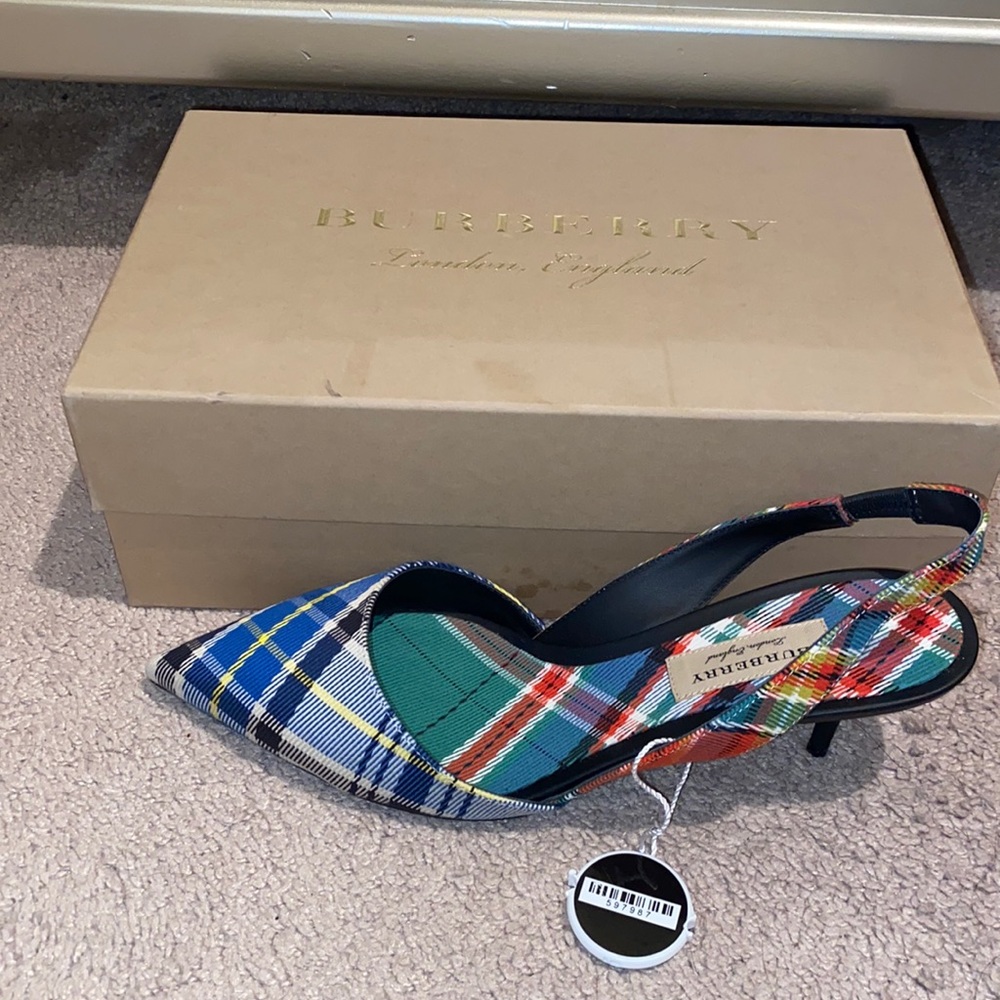 Brand New Burberry Sling back shoe